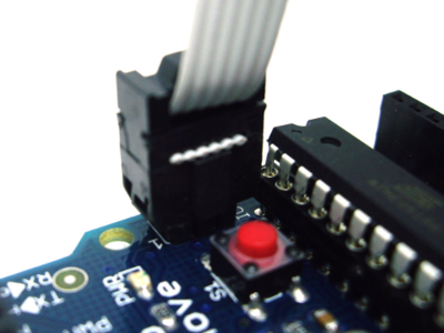 usbtinyisp avr programlayıcı kartı arduino bağlantı soketi